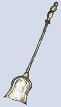 Dollhouse Miniature Fireplace Shovel